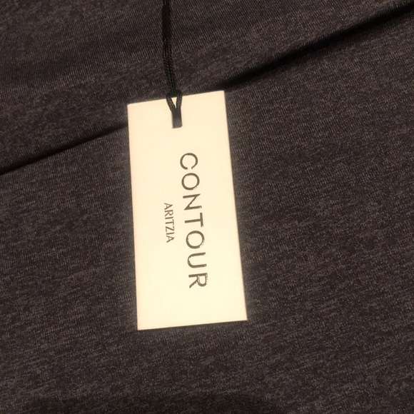 Aritzia Heather Charcoal Off-the-Shoulder Top - Picture 13 of 14